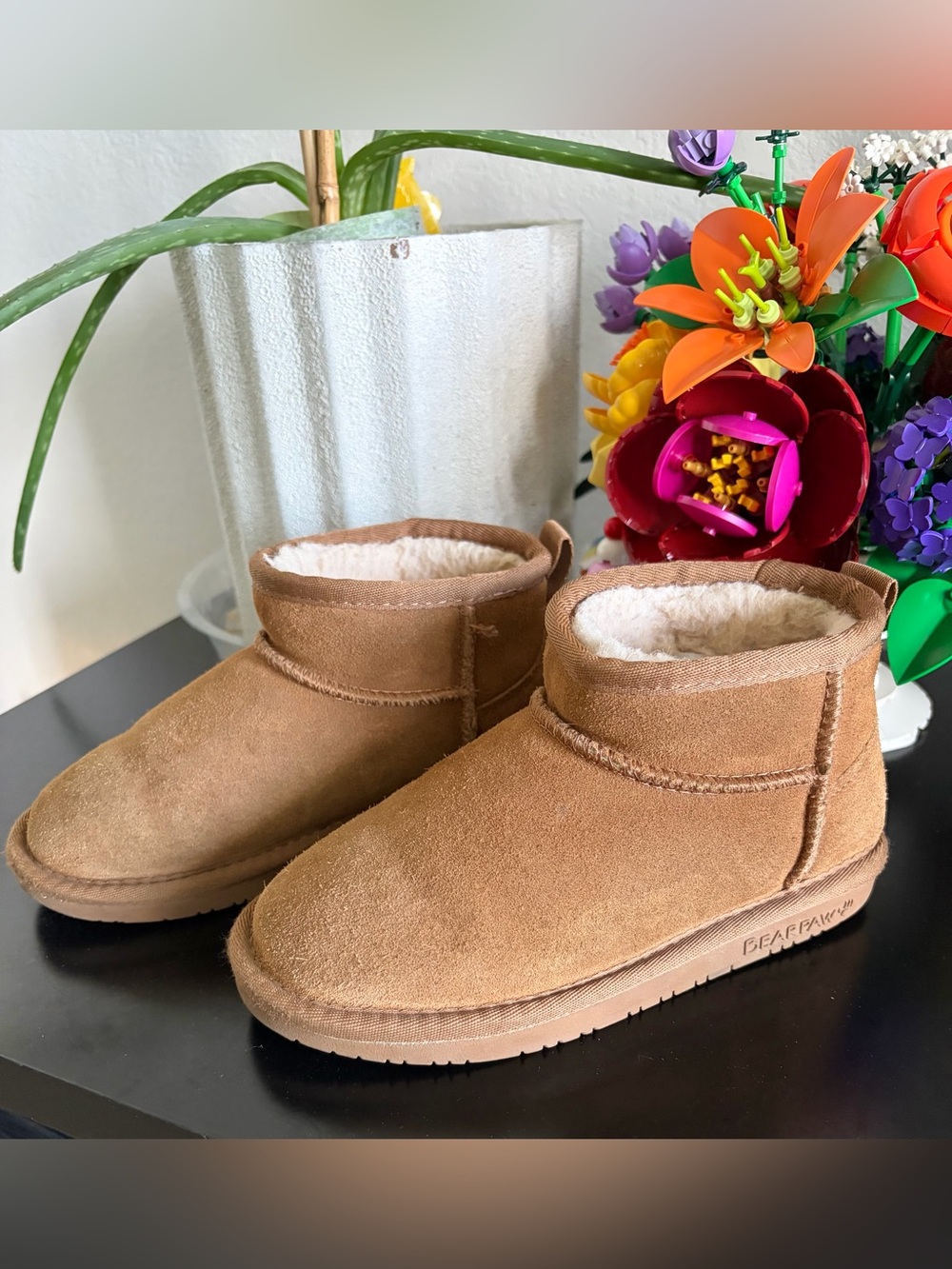 BearPaw Kids Classic Short Chestnut Brown Boots